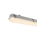 SLV LED Feuchtraum-Wannenleuchte WATERPROOF V 1200 DALI, IP66 IK08, 36W 4000K, CRI 80, dimmbar, grau