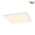 SLV ceiling recessed luminaire PANEL V 625 IP40 / IP54, white
