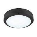 LED Aufbauleuchte OUTDOOR BULKHEAD V 360, IP65 IK10,  36cm, 20W 3000/4000/6500K 110, CRI 80, schaltbar, schwarz