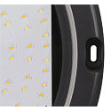 LED Aufbauleuchte OUTDOOR BULKHEAD V 360, IP65 IK10,  36cm, mit Sensor, 20W 3000/4000/6500K 110, CRI 80, schaltbar, schwarz