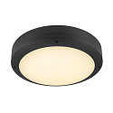 LED Aufbauleuchte OUTDOOR BULKHEAD V 360, IP65 IK10,  36cm, mit Sensor, 20W 3000/4000/6500K 110, CRI 80, schaltbar, schwarz