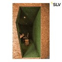 SLV Plafonnier encastré KADUX SINGLE carré IP20, noir gradable