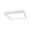 Cornice di montaggio per luci PANEL 595 P / 600 V incassato, bianco, laccato