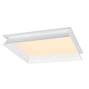 SLV Cornice di montaggio per luci PANEL 595 P / 600 V incassato, bianco, laccato