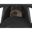 SLV outdoor wall luminaire PHOTONI half round, conical E27 IP65, rust dimmable