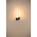 SLV wall luminaire LYGANT SINGLE IP44, black