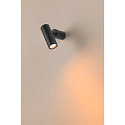 SLV Lampada da parete S-TUBE GU10 IP65, nero