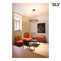 Luminaire à suspension ONE CUBE UP/DOWN IP20, noir gradable