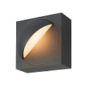 SLV Luminaire mural dextrieur LID I SINGLE angulaire, rotatif, CCT Switch IP65, anthrazit, mat gradable