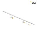 SLV LED 1-Phasen Schienensystem Set NOBLO® SPOT, 3er Set, rund, 32°, 19W, 2700K, CRI 90, IP20, dimmbar, weiß