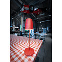 SLV LED Akku-Tischleuchte VINOLINA TWO, 2200/2700/3000K, 140/170/190m, IP65, dimmbar, rot