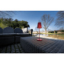 SLV LED Akku-Tischleuchte VINOLINA TWO, 2200/2700/3000K, 140/170/190m, IP65, dimmbar, rot