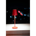 SLV LED Akku-Tischleuchte VINOLINA TWO, 2200/2700/3000K, 140/170/190m, IP65, dimmbar, rot