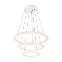 SLV pendant luminaire ONE FLAT TRIPLE IP20, white dimmable