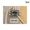 SLV Luci a sospesione ONE FLAT TRIPLE IP20, ottone, nero dimmerabile