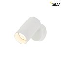 SLV Wand-/Deckenaufbauleuchte KAMI, 1x GU10, max. 10W, IP20, weiß