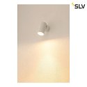 SLV Wand-/Deckenaufbauleuchte KAMI, 1x GU10, max. 10W, IP20, weiß