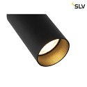 SLV ceiling luminaire KAMI 3 flames GU10 IP20, black