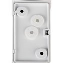 Outdoor LED Wandstrahler MODELA UP/DOWN, IP65 IK07, 7.5W 2700K 810lm 2x60, dimmbar, wei matt / gold