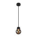 SLV Pendelleuchte VARYT, 150cm, E14, 6W, IP20, schwarz