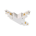 Connecteur en T triphas S-TRACK avec possibilit d'alimentation, gauche, rglable, blanche