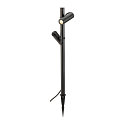 Lampe  piquet de terre HELIA SLIM POLE DOUBLE IP65, noir
