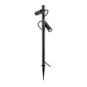 SLV Lampe  piquet de terre HELIA SLIM POLE DOUBLE IP65, noir