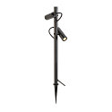 SLV Lampe  piquet de terre HELIA SLIM POLE DOUBLE IP65, noir