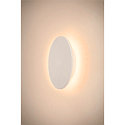 SLV LED Outdoor Wandleuchte D-RING M PHASE, 2700/3000K, IP65, wei