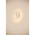 SLV Luminaire mural d'extrieur Q-RING SENSOR avec capteur, commutable IP54, blanche 