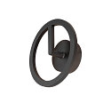 Applique da esterno Q-RING PHASE senza sensore, dimmerabile IP65, nero dimmerabile