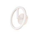 LED Outdoor Wandleuchte Q-RING PHASE, IP65 IK06, indirekt, 10W 3000K 950lm, dimmbar, seeluft-bestndig, wei