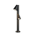 SLV Outdoor Stehleuchte T-TUBE 70 POLE DOUBLE, GU10, IP44, dimmbar, schwarz SLV Outdoor Stehleuchte T-TUBE 70 POLE DOUBLE, GU10, IP44, dimmbar, schwarz