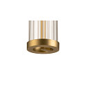 SLV pendant luminaire QUIMERA - PHASE CCT Switch, switchable IP20, brushed brass dimmable