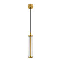 SLV pendant luminaire QUIMERA - PHASE CCT Switch, switchable IP20, brushed brass dimmable