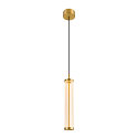 SLV pendant luminaire QUIMERA - PHASE CCT Switch, switchable IP20, brushed brass dimmable