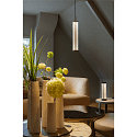SLV pendant luminaire QUIMERA - PHASE CCT Switch, switchable IP20, brushed brass dimmable