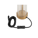 SLV table lamp QUIMERA - PHASE cylindrical, CCT Switch, switchable IP20, brass 