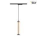 SLV LED 1-Phasen-Pendelleuchte QUIMERA PHASE, 8W 2700K 320lm, CRi >90, dimmbar, dunkel bronze
