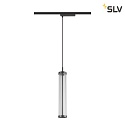 SLV LED 1-Phasen-Pendelleuchte QUIMERA PHASE, 8W 2700K 320lm, CRi >90, dimmbar, dunkel bronze