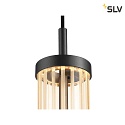 SLV LED 1-Phasen-Pendelleuchte QUIMERA PHASE, 8W 2700K 320lm, CRi >90, dimmbar, dunkel bronze