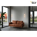 SLV LED 1-Phasen-Pendelleuchte QUIMERA PHASE, 8W 2700K 320lm, CRi >90, dimmbar, gebürstet messing