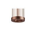 SLV 1-phase pendant luminaire QUIMERA PHASE cylindrical IP20, copper dimmable