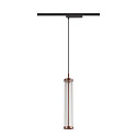 SLV 1-phase pendant luminaire QUIMERA PHASE cylindrical IP20, copper dimmable