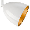 SLV 1-phase spot PARA CONE 14 swivelling, rotatable GU10 IP20, white, lacquered dimmable