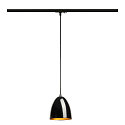 1- Luminaire  suspension monophas PARA CONE 14 GU10 IP20, noir gradable