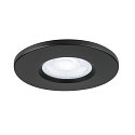 SLV cover UNIVERSAL DOWNLIGHT IP65 round, rigid, closed, airtight, black