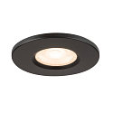 SLV cover UNIVERSAL DOWNLIGHT IP65 round, rigid, closed, airtight, black