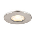 SLV Copertura UNIVERSAL DOWNLIGHT IP65 rotondo, rigido, chiuso, ermetico, cromo
