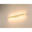 SLV LED Wandaufbauleuchte ONE LINEAR 70 PHASE, Up/Down, IP44, 70.5cm, 20W 2700/3000K (CCT Switch), CRi >90, dimmbar, messing